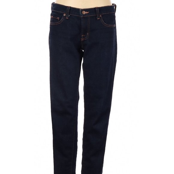 J Brand Jeans Blue Skinny Leg Cut Mid Rise Waist Size 27 #434 - Picture 1 of 4